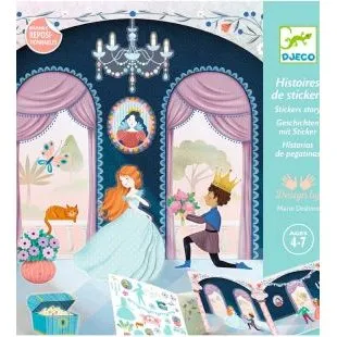 Djeco Klistermærkebog – På slottet