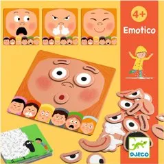 Djeco Emotico Læringsspil – Følelser, 4–6 år (18x20 cm)