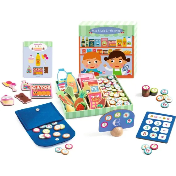 Djeco Min første købmandsbutik Mia & Léo