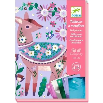 Djeco Foliebilleder Den Skønne Skov – 4 dyrebilleder