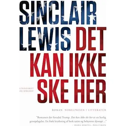 Sinclair Lewis: 'Det kan ikke ske her' - Bog
