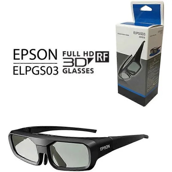 Epson ELPGS03 RF 3D-briller med USB-ladekabel