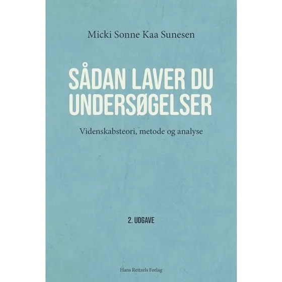 Sådan laver du undersøgelser - Micki Sunesen - Bog
