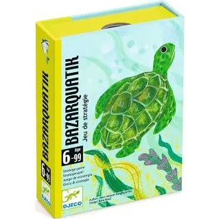 Djeco Bazarquatik kortspil – undervands strategi 2–4 spillere