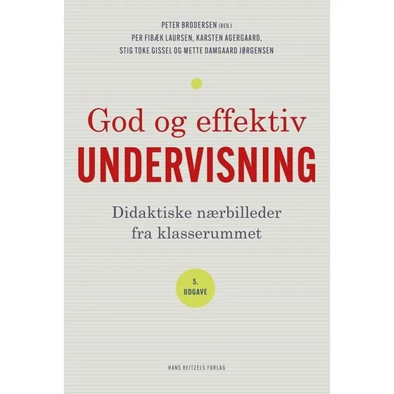 God og effektiv undervisning - Per Fibæk Laursen m.fl.