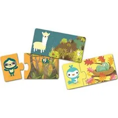 Djeco Leg & Lær-puslespil – Gemmeleg (2–3 år, 12 par)