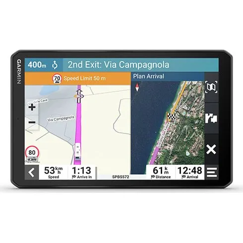 GARMIN Camper 895 GPS - 20,3 cm skærm, sort