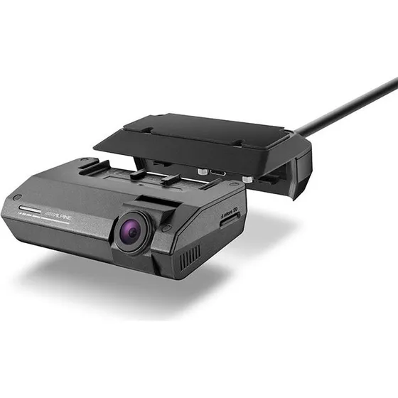 Alpine DVR-F790 Dashcam med dock, GPS & Wi‑Fi (12/24V)