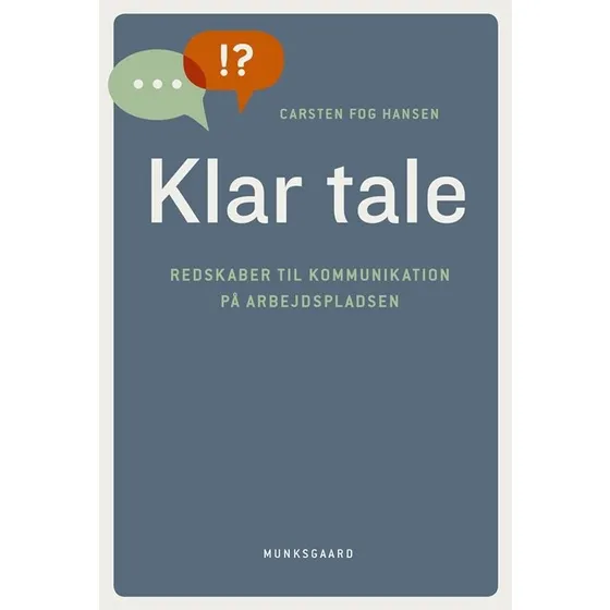 Klar tale - Carsten Hansen - Bog