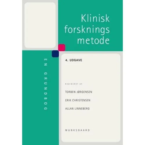 Klinisk forskningsmetode - Susanne Reventlow m.fl. (4. udgave)