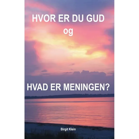Hvor er du gud og hvad er meningen? - Birgit Klein (Bog)