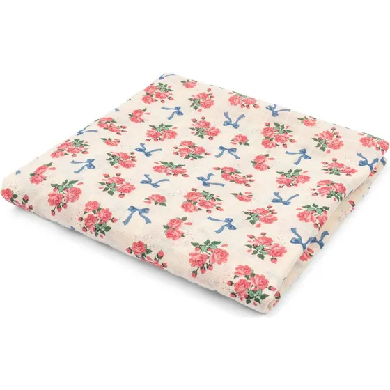 Konges Sløjd Bella Rosita svøb 115x115 cm – økologisk pink