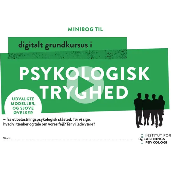 Minibog i Psykologisk Tryghed - Rikke Høgsted