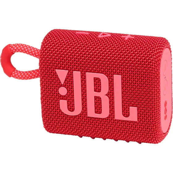 JBL Go 3 Bluetooth-højttaler 4,2W – rød, 5 timers batteri
