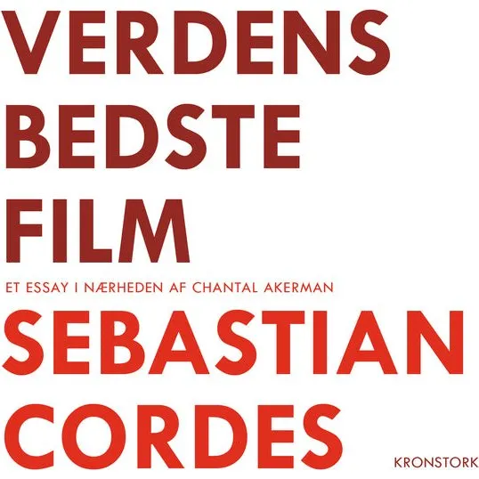 Verdens bedste film - Sebastian Cordes - Bog