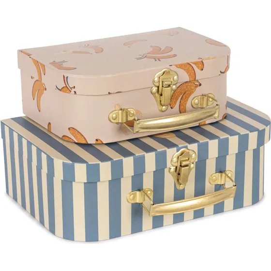 Konges Sløjd 2-pak kuffertsæt Go Bananas