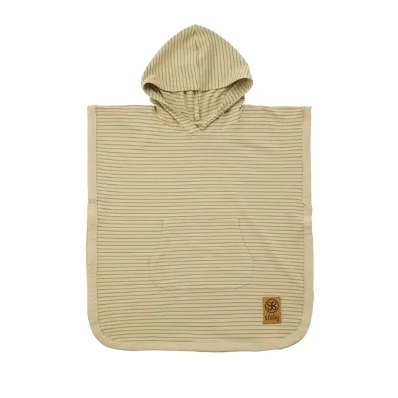 Cloby UV Poncho 1-3 år – Sandy Beach/Olive Green