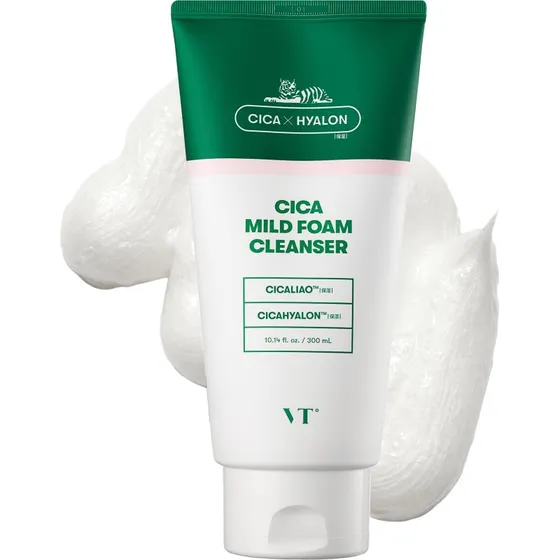 VT Cosmetics Cica Mild Ansigtsrenseskum - 300 ml
