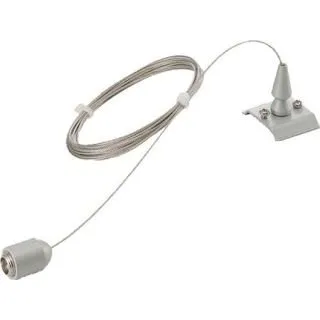 Square 1F 230V Wireophæng - Hvid, 2,5 meter