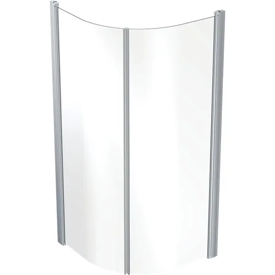 Contura Shower Space brusehjørne, 89x89 cm, klart glas