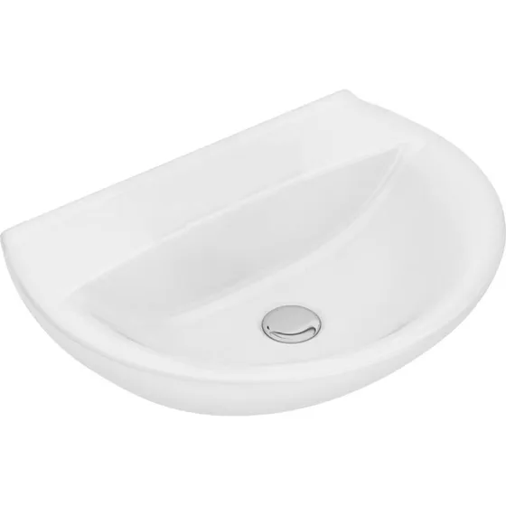 Ifö Spira håndvask buet 500 x 360 mm - Uden hanehul og overløb