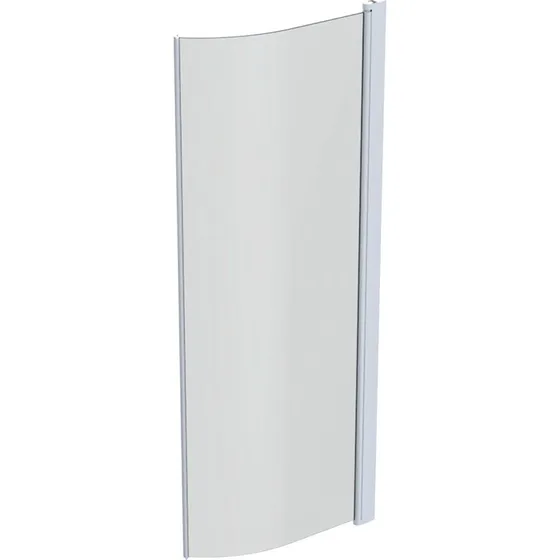 Contura Shower Space brusedør, 73,1 cm, frostet glas, hvid profil