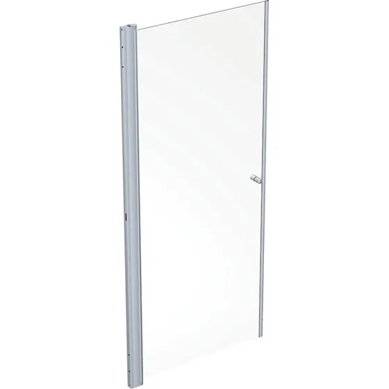 Contura Shower Space brusedør, 57 cm, klart glas, aluminium profil