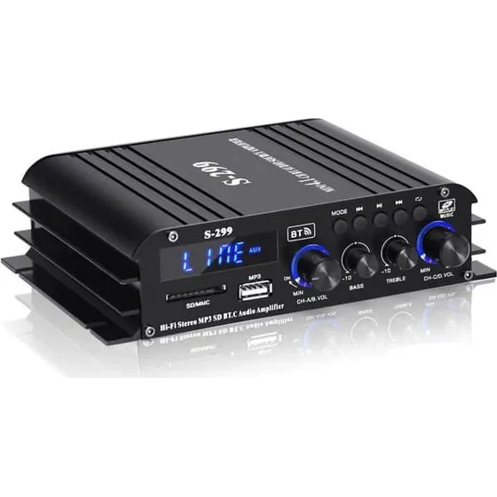 NÖRDIC SGM-197 Bluetooth 2.1 Forstærker 4X40W + 50W RMS