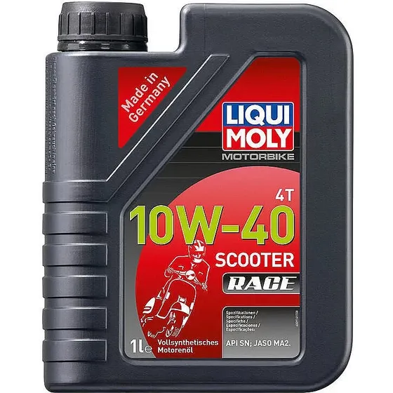 Liqui Moly 10W-40 Scooter Race 1L – 100% syntetisk
