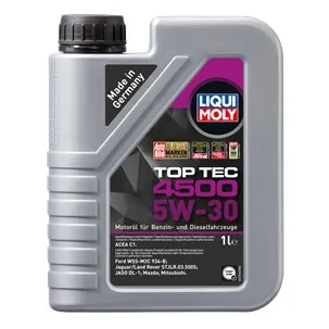 Liqui Moly Top Tec 4500 5W-30 motorolie 1 l