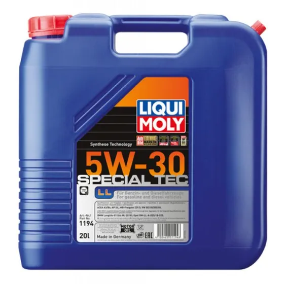 LIQUI MOLY Special Tec LL 5W-30 Motorolie 20L