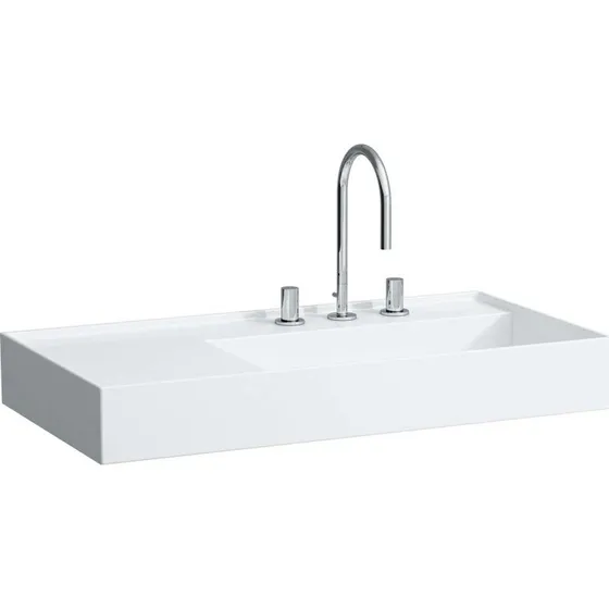 Kartell Laufen håndvask 90x46 cm, hvid, højre