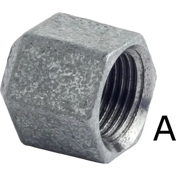 Georg Fischer Galvaniseret slutmuffe 3"