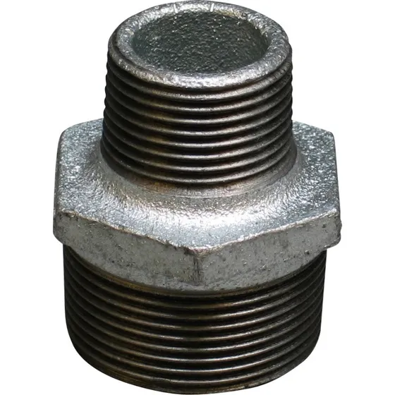 Georg Fischer Galvaniseret brystnippel 3/8" x 1/4"