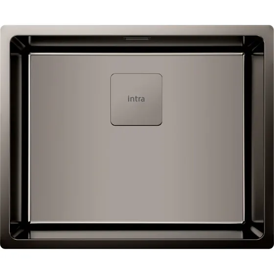 Intra FlexLinea 5040-TITAN køkkenvask, 54x44 cm, sort krom