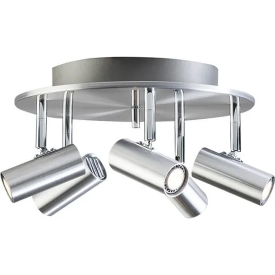Belid Cato 5-spot loftlampe i aluminium