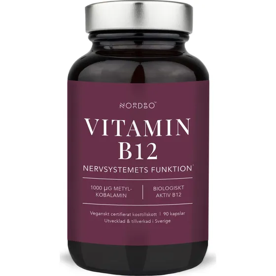 Nordbo Vitamin B12 - 90 kaps.