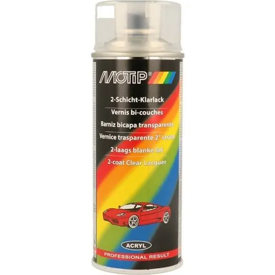 Motip Klarlak 2-lags UV-bestandig 400 ml