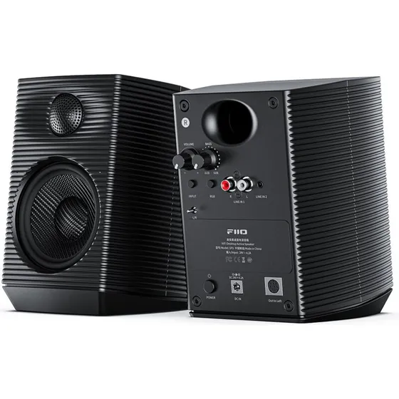 FiiO SP3 aktive bogreolhøjttalere 2 stk. – Hvid