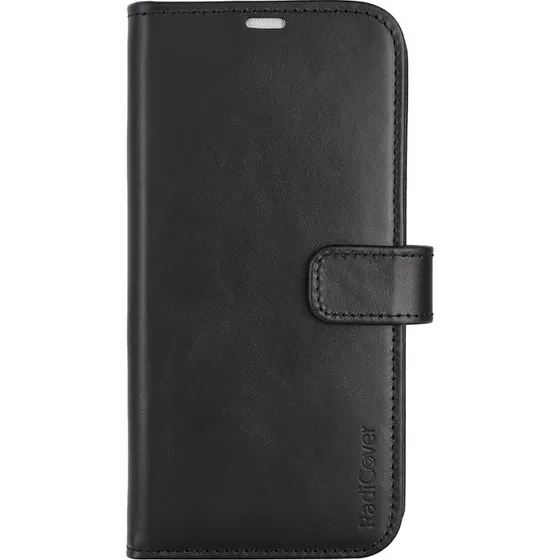Radicover 2-i-1 Wallet Case til iPhone 14 Plus - Sort Læder
