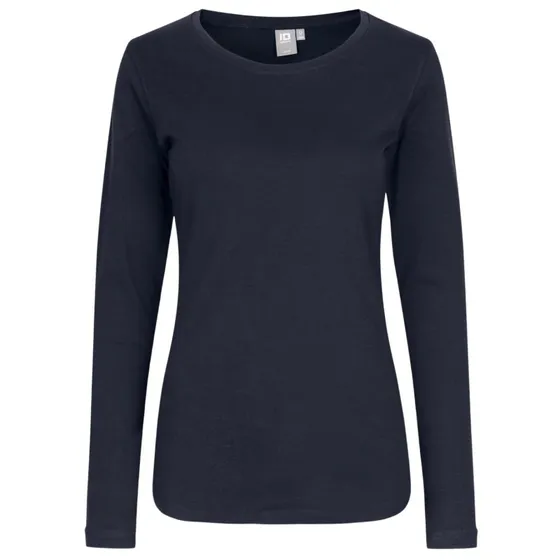 ID Interlock Dame Langærmet T-shirt - Navy - S