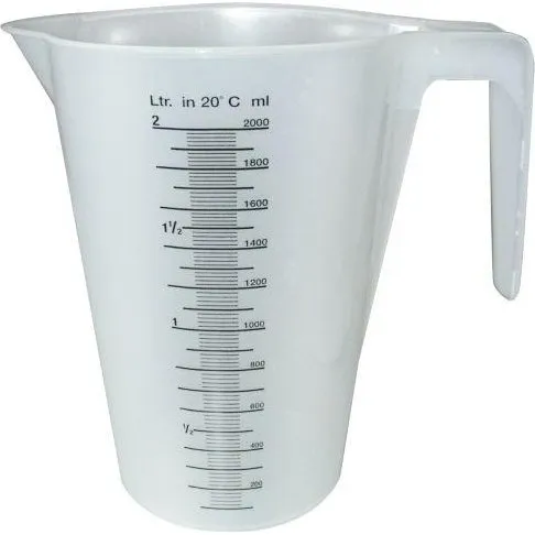 Målekande 2 ltr. med 20 ml. skala