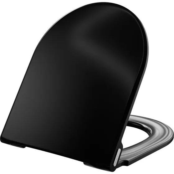 Pressalit Style D2 toiletbræt, soft close, aftagelig, sort