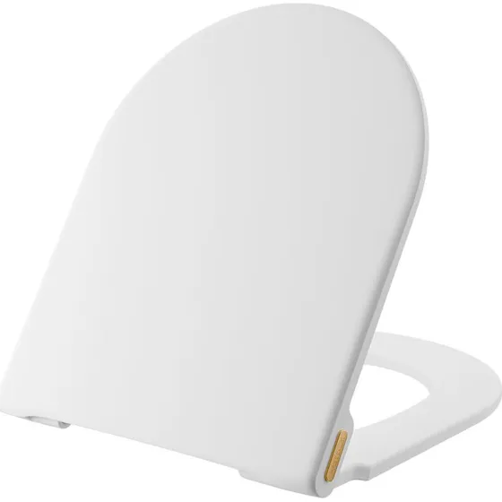 Pressalit Style D2 toiletbræt, soft close, aftagelig, mat hvid