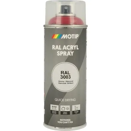 Motip High Gloss Spraymaling 400 ml – RAL 7039 Quartz Grey