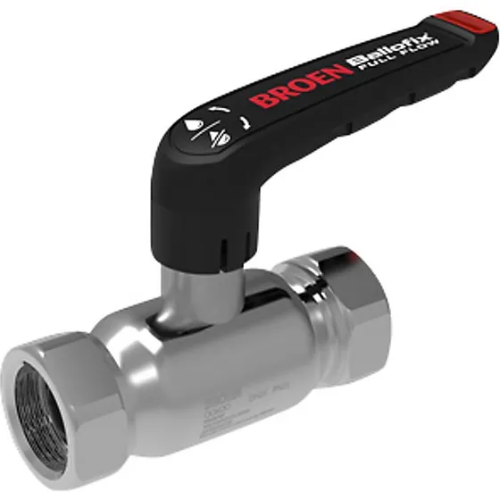 BROEN Ballofix Full Flow Kuglehane 1/2'' DN15 Muffe-Muffe