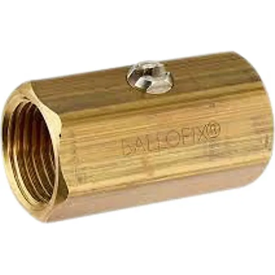 Broen Ballofix Kuglehane 3/4'' Muffe-muffe Messing uden håndtag