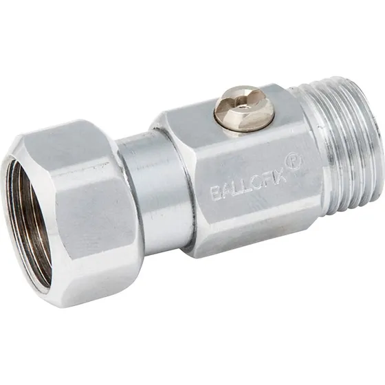 Broen Ballofix Kuglehane 1/2'' Krom uden håndtag