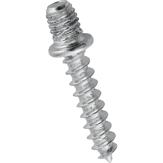 Træskrue M6x25mm galvaniseret til rørbærer