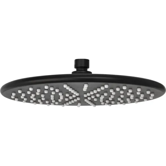 Damixa Silhouet brusehoved, Ø25 cm, mat sort, vandbesparende